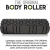 image:imageThe Original Body Roller  High Density Foam Roller Massager for Deep Tissue Massage of the Back and Leg Muscles  Self Myofascial Release of Painful Trigger Point Muscle Adhesions Black12x375 Black