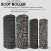 image:imageThe Original Body Roller  High Density Foam Roller Massager for Deep Tissue Massage of the Back and Leg Muscles  Self Myofascial Release of Painful Trigger Point Muscle Adhesions Black12x375 Speckled
