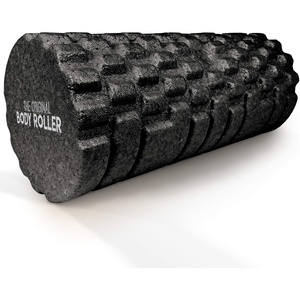 image:imageThe Original Body Roller  High Density Foam Roller Massager for Deep Tissue Massage of the Back and Leg Muscles  Self Myofascial Release of Painful Trigger Point Muscle Adhesions BlackBlack