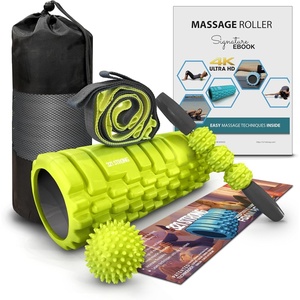 image:image321 STRONG 5in1 Massage Set Complete Mobility Kit for Workout RecoveryBright Lime