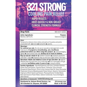 image:image321 STRONG Cooling Pain Relief Gel 3 oz for Sprains Strains amp Backache